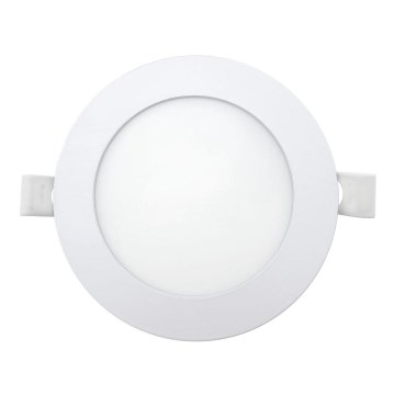 LED Ugradbena svjetiljka ROUND LED/6W/230V 2700K