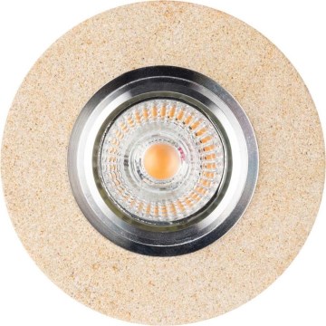 LED Ugradbena svjetiljka VITAR 1xGU10/5W/230V CRI 90 pješčenjak – FSC certificirano