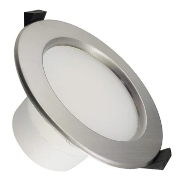 LED Ugradbena svjetiljka za kupaonicu LED/10W/230V 4000K srebrna IP44