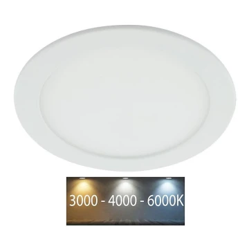 LED Ugradbena svjetiljka za kupaonicu LED/18W/230V 3000/4000/6000K IP44