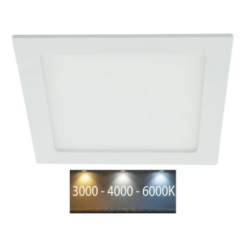 LED Ugradbena svjetiljka za kupaonicu LED/24W/230V 3000/4000/6000K IP44