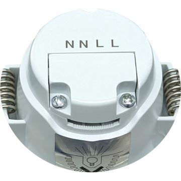 LED Ugradbena svjetiljka za kupaonicu LED/8W/230V 4000K IP65 crna
