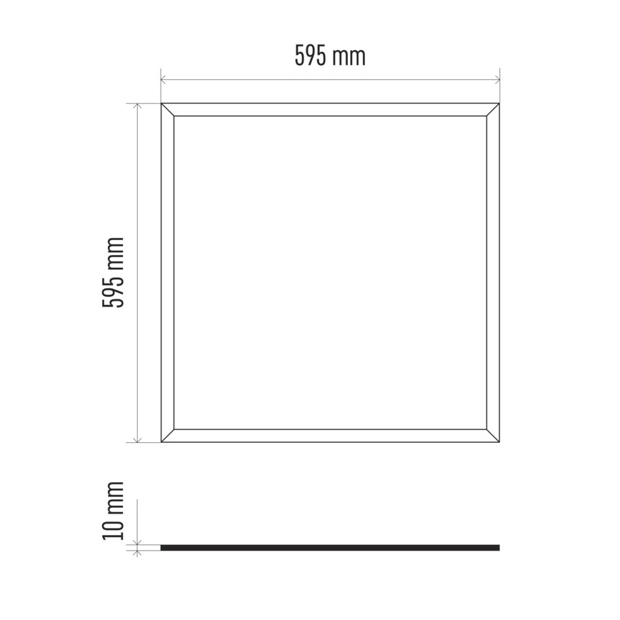 LED Ugradbeni panel PROFI PLUS LED/40W/230V CRI 90