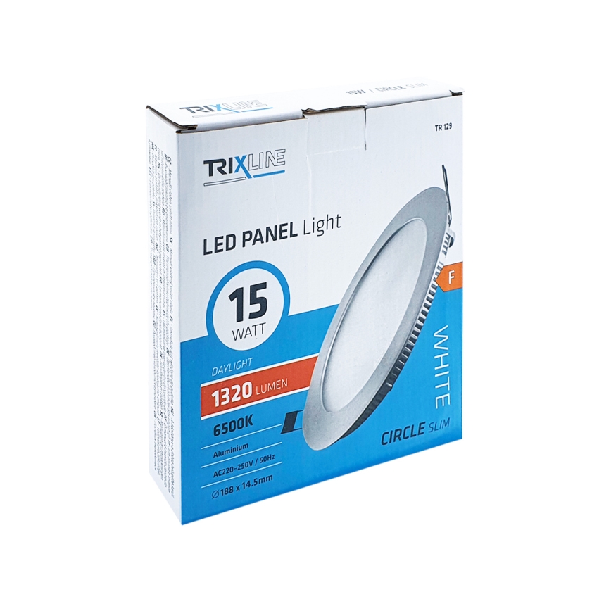 LED Ugradna svjetiljka CIRCLE LED/15W/230V 6500K