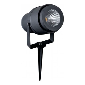 LED Vanjska lampa LED/12W/100-240V IP65 3000K siva