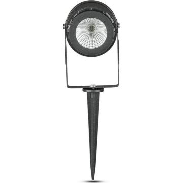 LED Vanjska lampa LED/12W/100-240V IP65 4000K crna