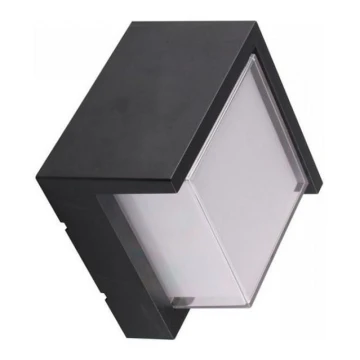 LED Vanjska zidna svjetiljka LED/12W/230V 3000K IP65 crna