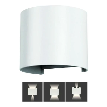 LED Vanjska zidna svjetiljka LED/6W/230V 4000K IP65 bijela