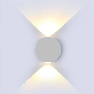 LED Vanjska zidna svjetiljka LED/6W/230V 4000K IP65 siva