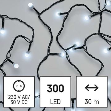 LED Vanjski Božićni lanac 300xLED/35m IP44 hladna bijela