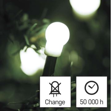 LED Vanjski Božićni lanac 300xLED/35m IP44 hladna bijela