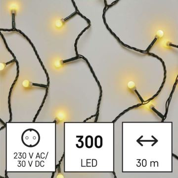 LED Vanjski Božićni lanac 300xLED/35m IP44 topla bijela