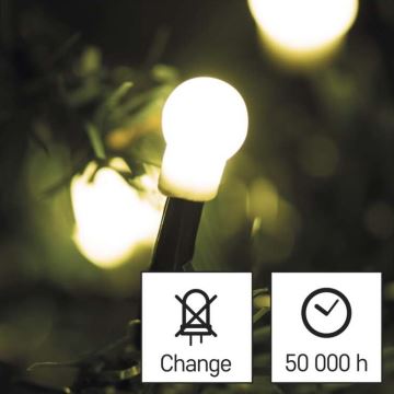 LED Vanjski Božićni lanac 300xLED/35m IP44 topla bijela