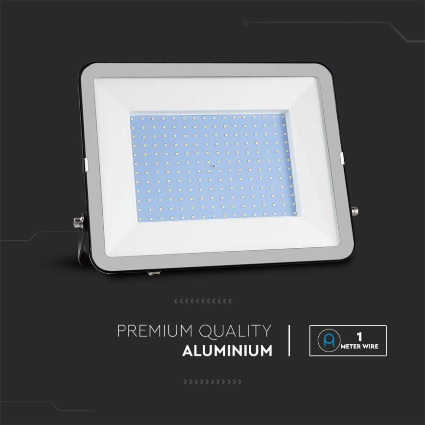 LED Vanjski reflektor SAMSUNG CHIP LED/200W/230V 6500K IP65 crna