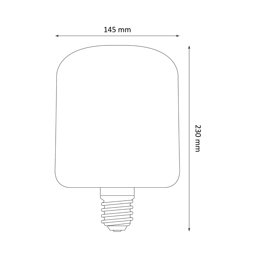 LED Žarulja DECO VINTAGE E27/4W/230V 1800K