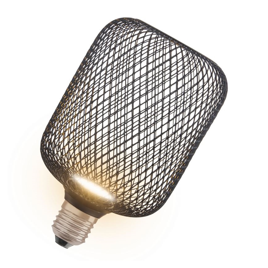 LED Žarulja DECOR FLAT E27/3,5W/230V 2700K crna - Osram