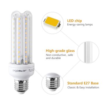 LED Žarulja E27/15W/230V 3000K - Aigostar