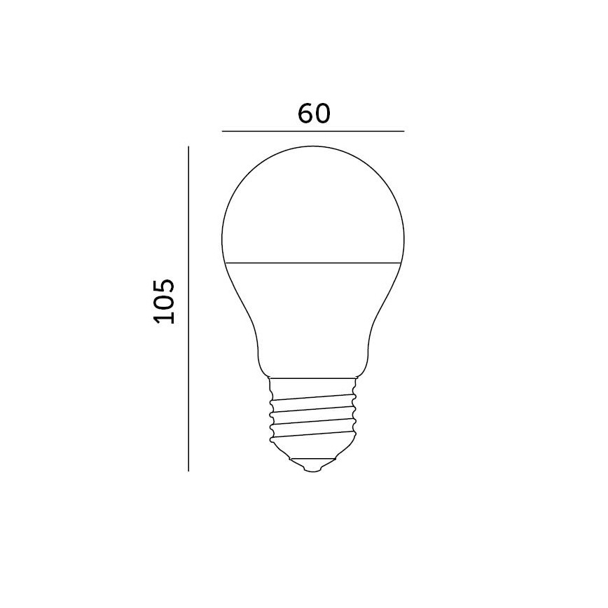 LED Žarulja E27/8,5W/230V 3000K