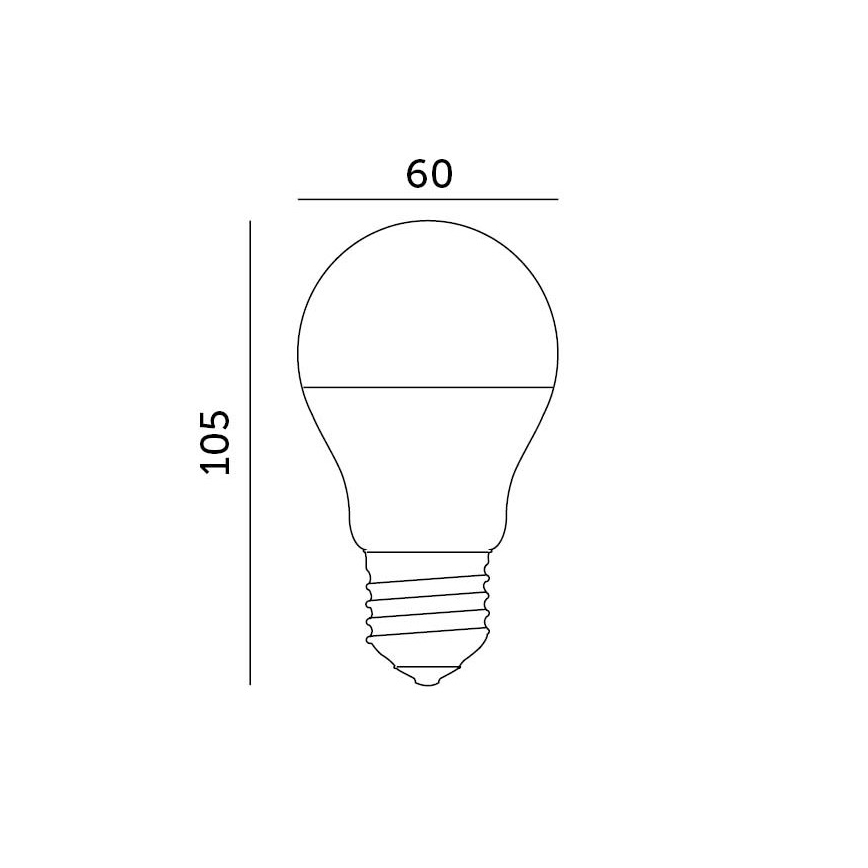 LED Žarulja E27/8,5W/230V 4000K