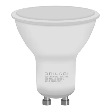LED Žarulja ECOLINE GU10/6W/230V 4000K - Brilagi