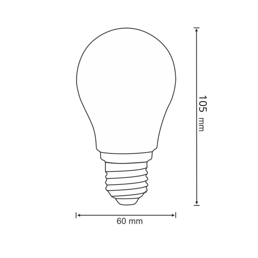 LED Žarulja FILAMENT A60 E27/7W/230V 3000K