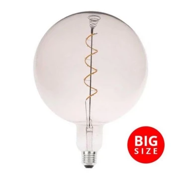 LED Žarulja FILAMENT SPIRAL SMOKE G200 E27/4W/230V 2000K