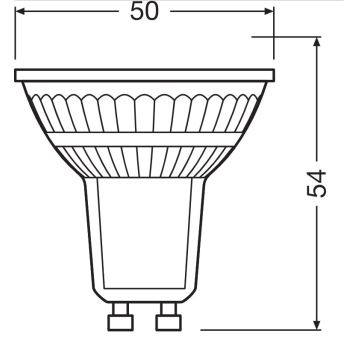 LED Žarulja PAR16 GU10/4,5W/230V 2700K - Osram