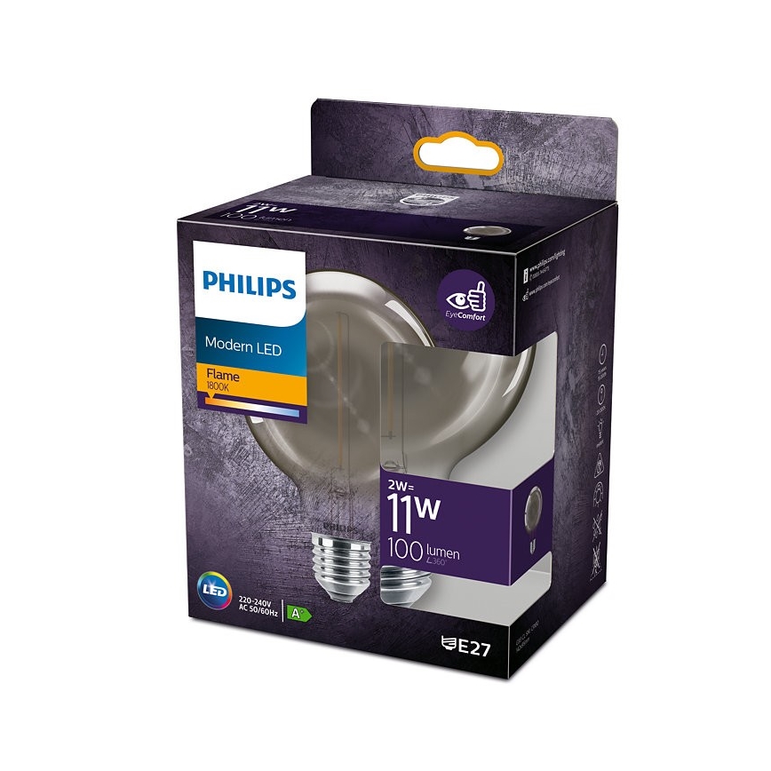 LED Žarulja Philips E27/2W/230V 1800K