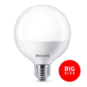 LED Žarulja Philips G95 E27/8,5W/230V 6500K
