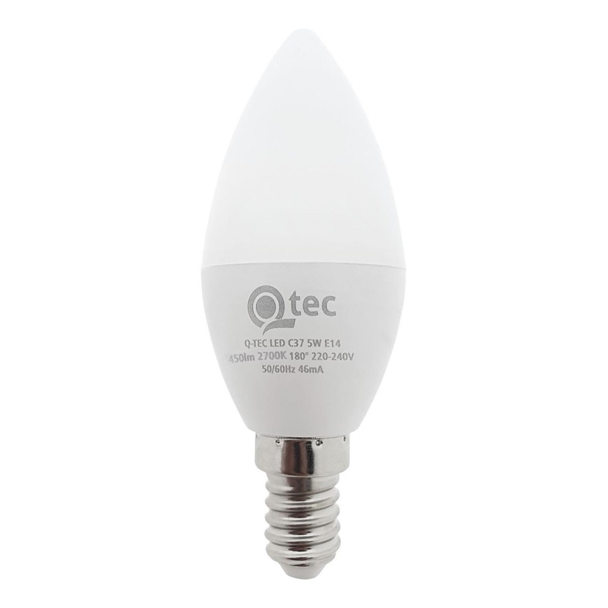 LED Žarulja Qtec C35 E14/5W/230V 2700K