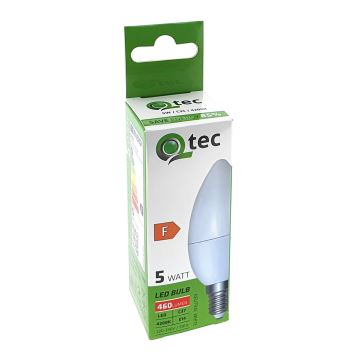 LED Žarulja Qtec C35 E14/5W/230V 4200K