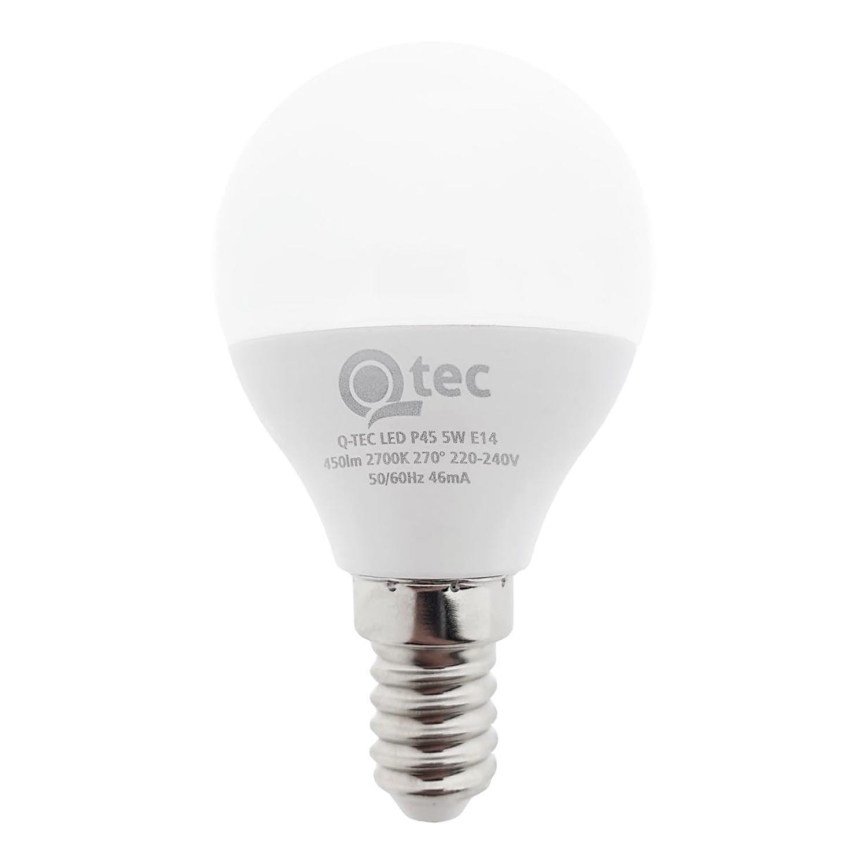 LED Žarulja Qtec P45 E14/5W/230V 2700K