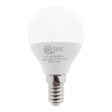 LED Žarulja Qtec P45 E14/5W/230V 4200K