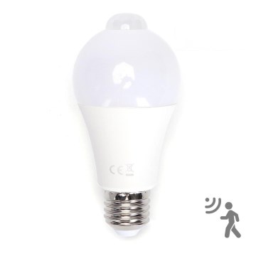 LED Žarulja sa senzorom za pokret i dan/noć A60 E27/12W/230V 6500K - Aigostar