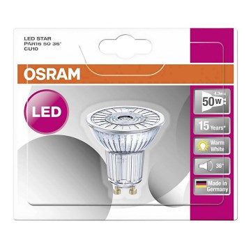 LED Žarulja STAR GU10/4,3W/230V 2700K - Osram