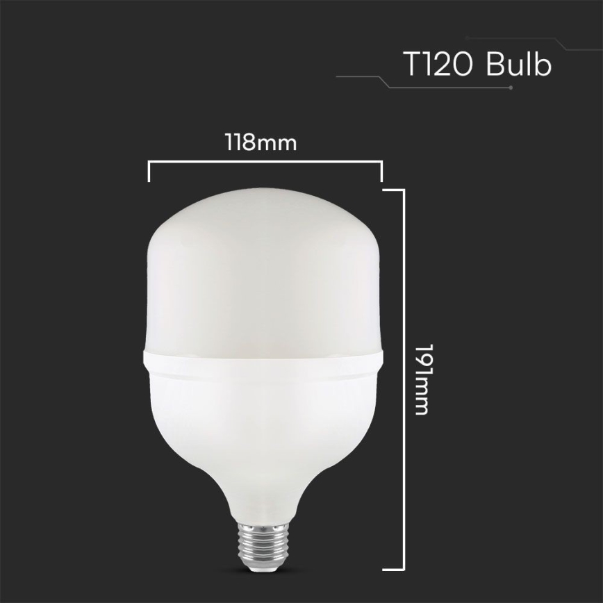 LED Žarulja T120 E40 E27/40W/230V 4000K