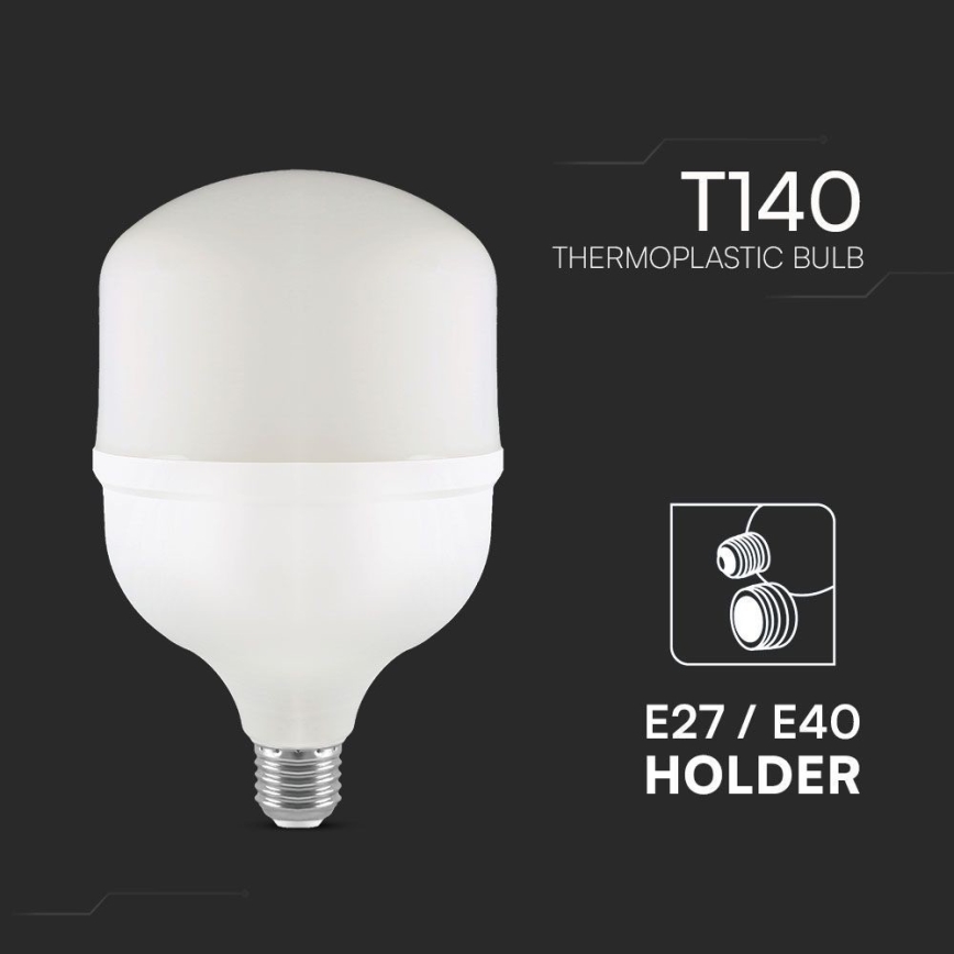 LED Žarulja T140 E40 E27/50W/230V 4000K