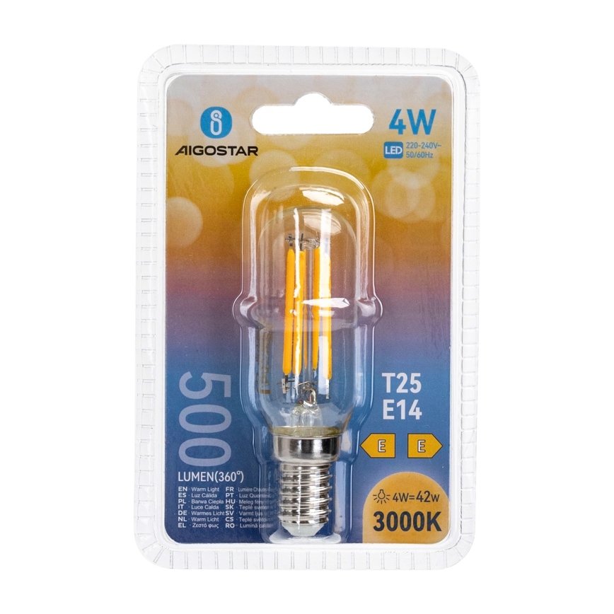 LED Žarulja T25 E14/4W/230V 3000K - Aigostar