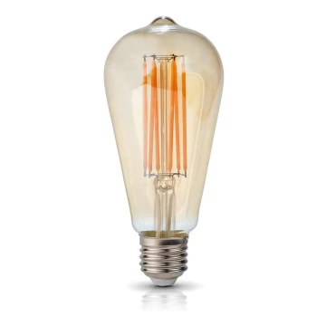 LED Žarulja VINTAGE FST64 E27/7W/230V 2700K