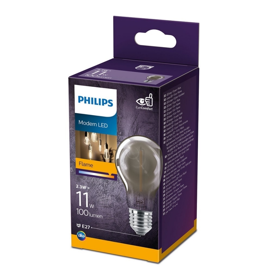 LED Žarulja VINTAGE Philips A60 E27/2,3W/230V 1800K