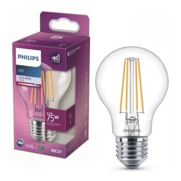 LED Žarulja VINTAGE Philips A60 E27/8,5W/230V 4000K