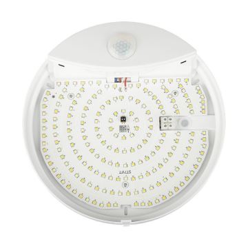 LED Zidna svjetiljka za kupaonicu sa senzorom SAMSUNG CHIP LED/15W/230V 3000/4000/6000K IP44 bijela