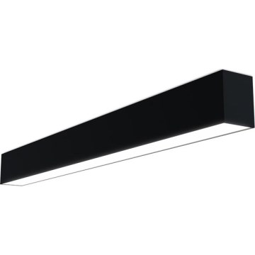 LED2 - LED Stropna svjetiljka LINO LED/24W/230V 3000K/3500K/4000K crna 90 cm