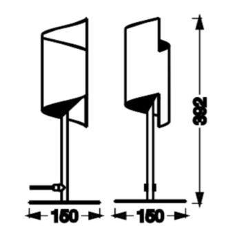 Ledvance - LED Prigušiva stolna lampa SMART+ DECOR TWIST LED/12W/230V 3000-6500K Wi-Fi bijela