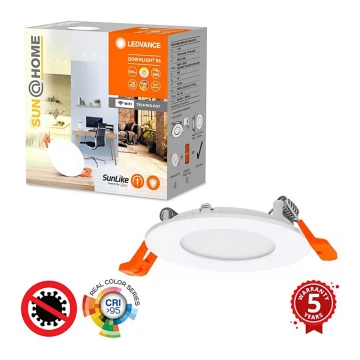 Ledvance - LED Prigušiva ugradbena svjetiljka SUN@HOME LED/4,5W/230V 2200-5000 CRI 95 Wi-Fi