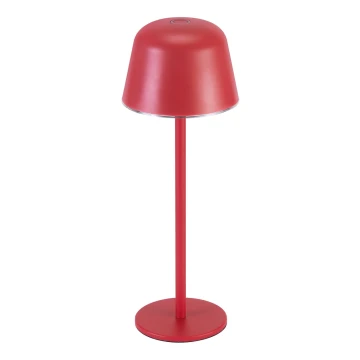 Ledvance - LED Prigušiva vanjska punjiva lampa TABLE LED/2,5W/5V IP54 crvena