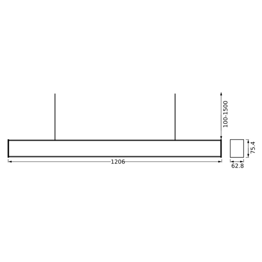 Ledvance - LED Prigušivi luster na sajli SUN@HOME LED/50W/230V 2200-5000K CRI 95 Wi-Fi