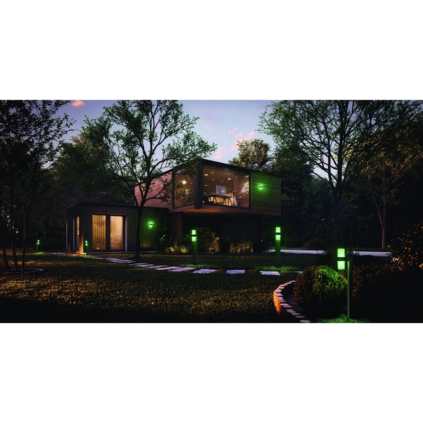 Ledvance - LED RGBW Prigušiva vanjska zidna svjetiljka SMART+ FLARE 2xLED/7W/230V Wi-Fi IP44