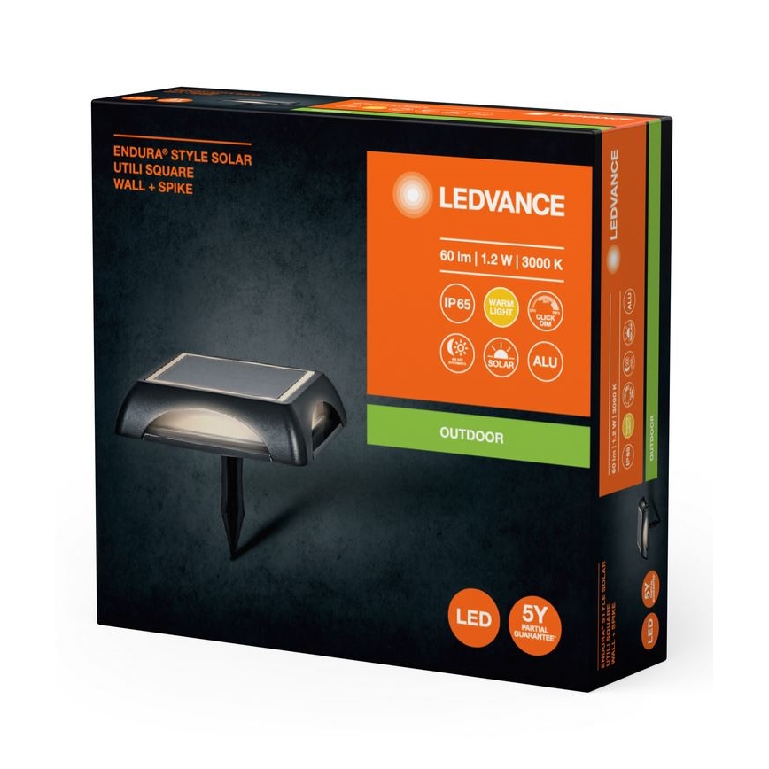 Ledvance - LED Prigušiva solarna lampa ENDURA STYLE SOLAR LED/1,2W/3,7V IP65