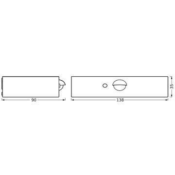 Ledvance - LED Solarna zidna svjetiljka sa senzorom ENDURA SOLAR LED/3W/4,2V IP65